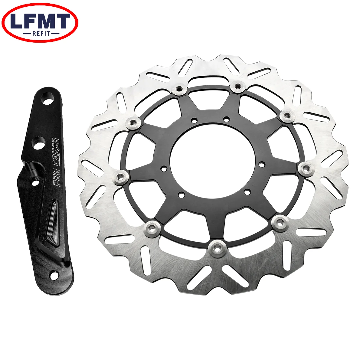 2024 NEW Motorcycle 320mm Rotor Disk Front Floating Brake Disc For Honda CR125 CR250 CRF250R CRF450R CRF450RX CRF250X CRF250RX