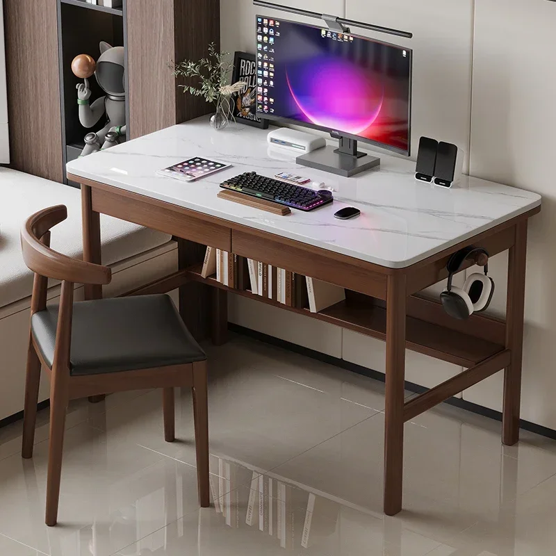 

Компьютерные столы для домашнего офиса, белые учебные игровые студенческие современные столы, монитор, стоячий Crivania Cameretta, аксессуары для рабочего стола