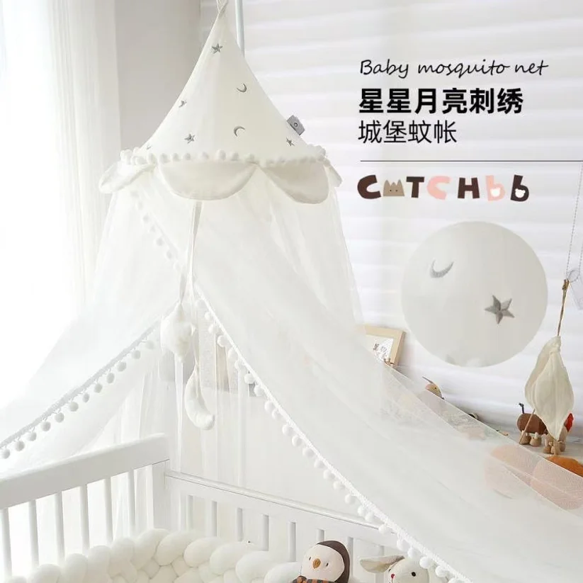 Babycage Mosquito Net With Stand, Adjustable, Anti-mosquito And Light-blocking Bed Cover