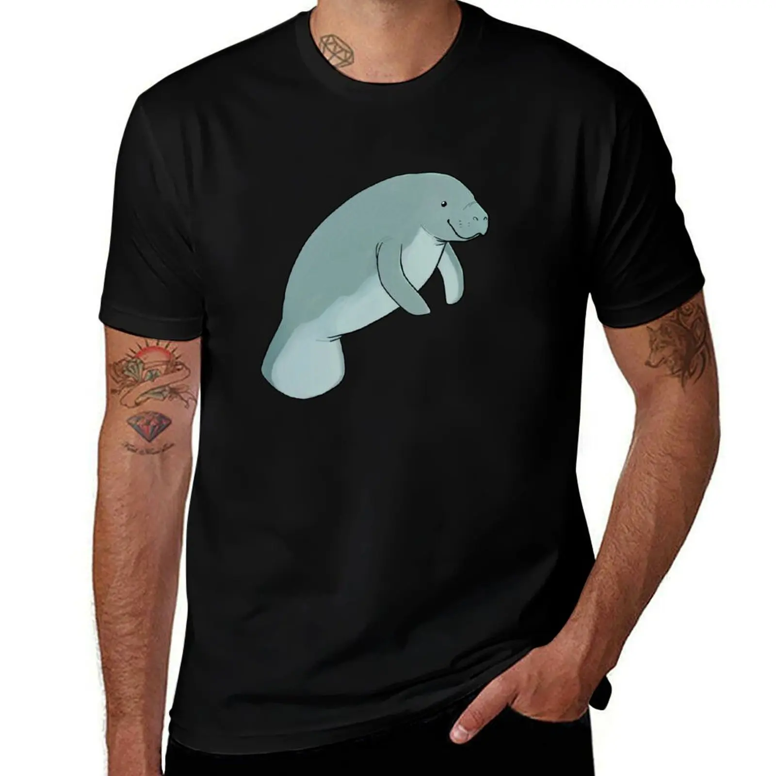 Manatee! T-Shirt cotton graphic tees sublime blacks men clothings