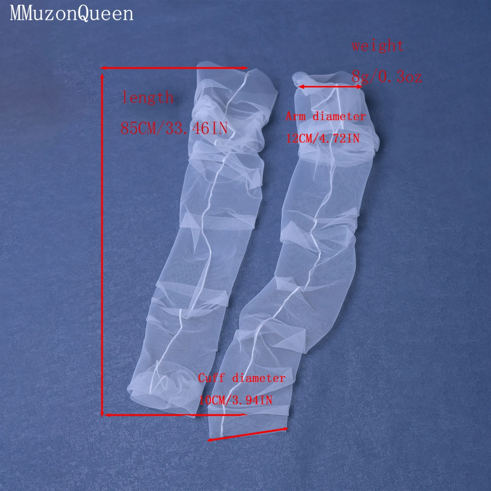 TOPQUEEN Abnehmbare Brautärmel Bachelorette Party Zubehör Hochzeit Brauthandschuhe Ellenbogenlänge Damen DIY Handschuhe Sheer VM20A – Detail 6