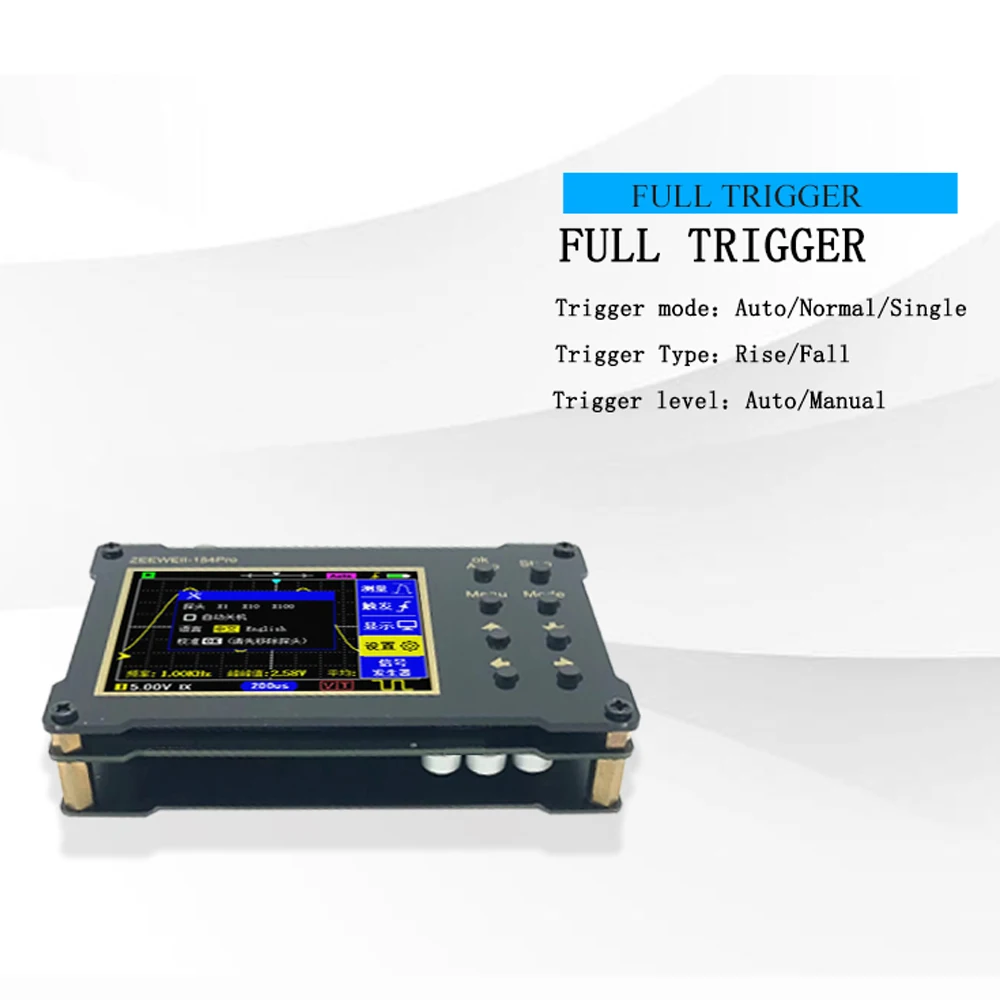 ZEEWEII DSO154Pro 2.4-inch Screen Digital Oscilloscope 18MHz Analog Bandwidth Support Signal Generator