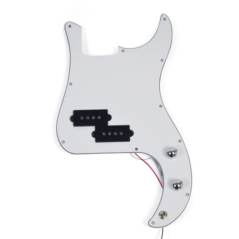 Electric Bass Front Cover Anti Scratch Pickguard, Stringed Instrument Replacement Scratch Plate Panel