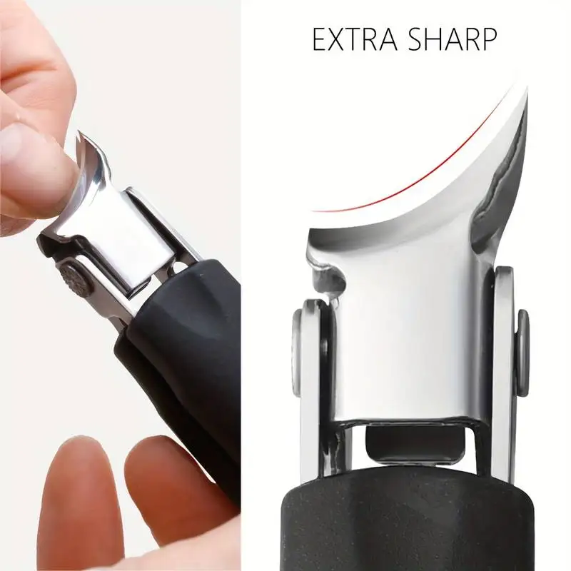 7pcs Stainless Steel Nail Clipper Pedicure Set Nail Care Kit for Ingrown & Thick Toenails - Heavy-Duty Clippers Set