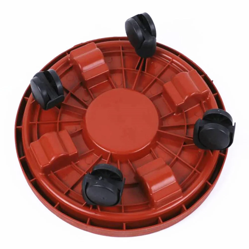 

2 шт. круглые подносы для цветочных горшков, универсальное основание на колесах, прочный поднос для горшков для растений для домашнего сада, 30 см, поднос для горшков для растений