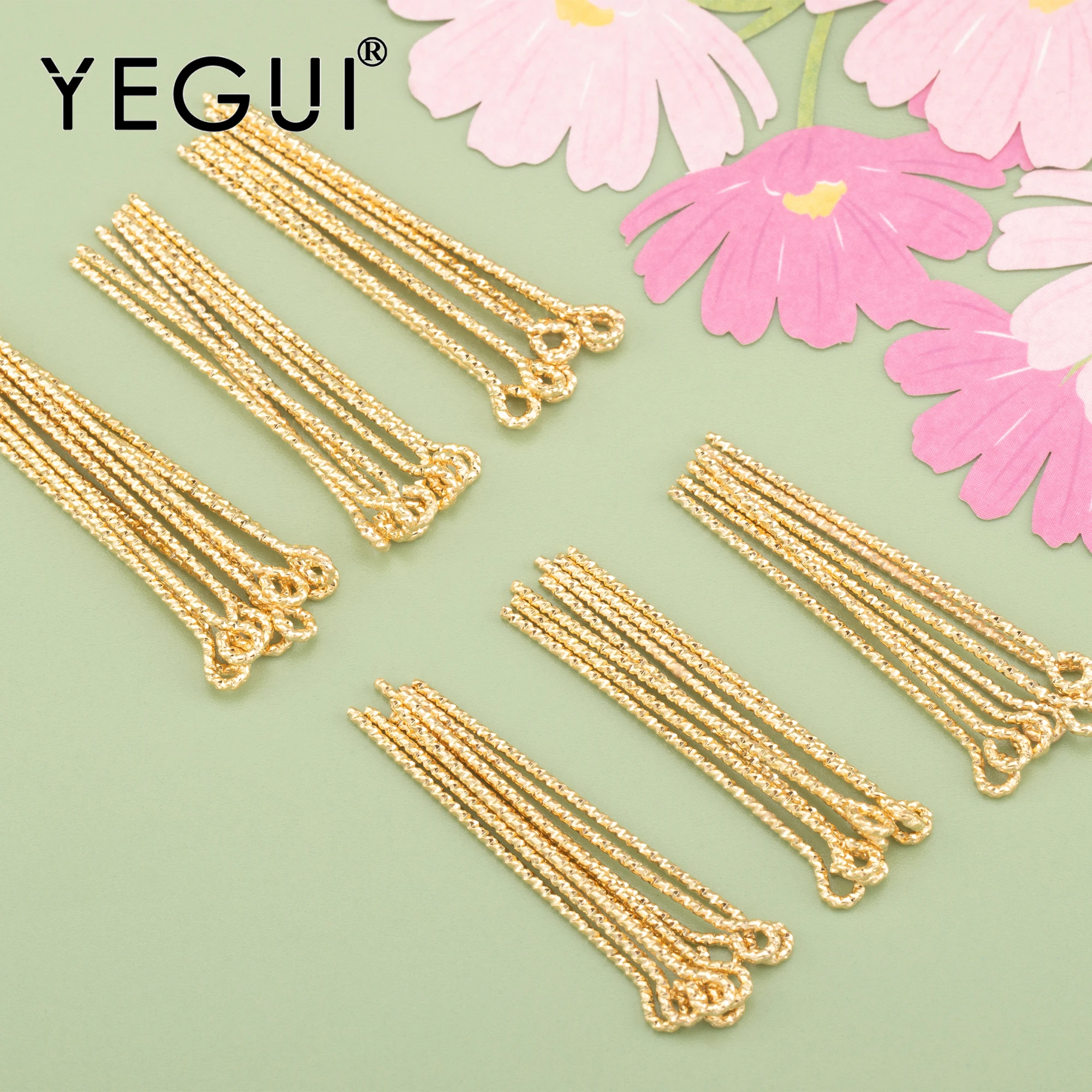 YEGUI M815,jewelry accessories,needle,18k gold plated,0.3 microns,diy accessories,nickel free,charm,jewelry making,50pcs/lot