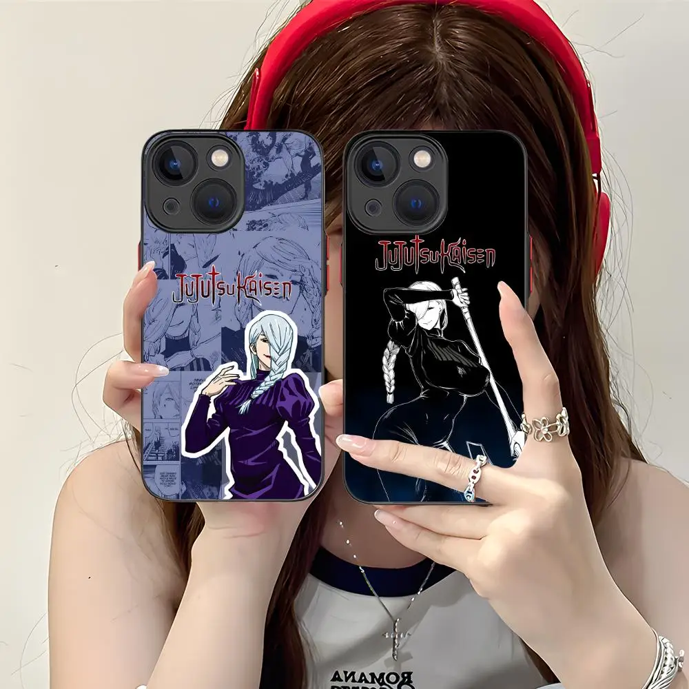 

Чехол для телефона Jujutsu Kaisen Meimei для iPhone 17 16 15 14 13 12 11 X XR XS 8 7 Air Pro Max Plus Mini, силиконовый