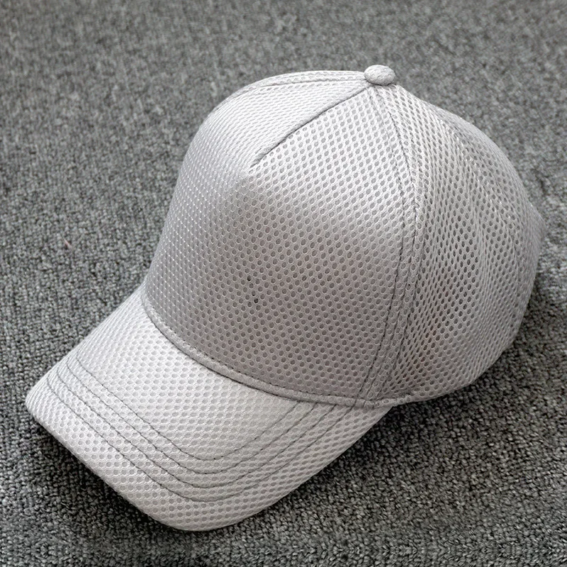 

Men's Mesh Baseball Cap Summer Breathable High Crown Hat Sports Snapback for Big Head