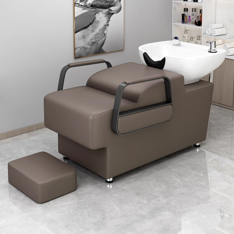 كرسي شامبو فاخر وبسيط وأنيق من Nique كراسي شامبو جمالية حديثة أثاث صالون Silla Para Salón De Belleza #4