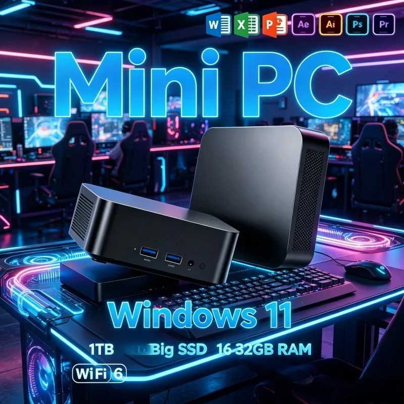 

Hot Sale Reliable I3-6006U Mini PC Ultra Slim Light Body Multi-function Mini Host For Household Daily Life