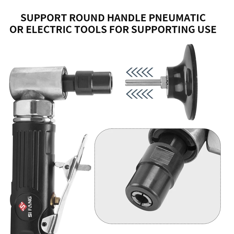 YAKAMOZ 2-Pack 3 Inch Roll Lock Sanding Disc Holder With 1/4" Shank - Quick Change Roloc Adapter For Drill, Die Grinder, Polishing & Grinding