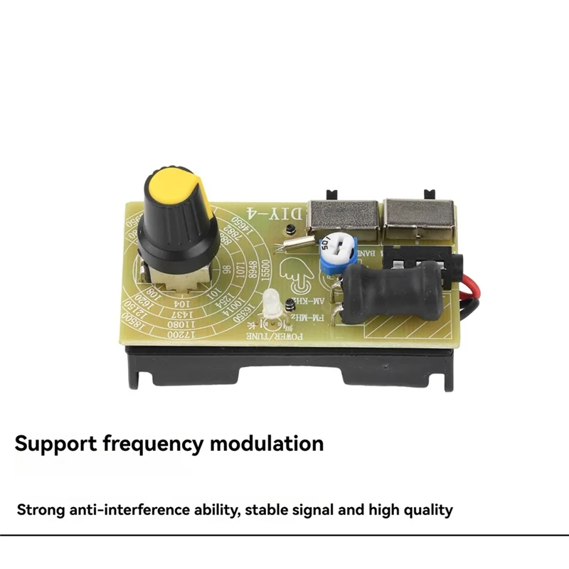-BOFF DIY FM/MW/SW マルチバンドヘッドフォンラジオ 87-108Mhz ラジオモジュール DIY 生産教育部品