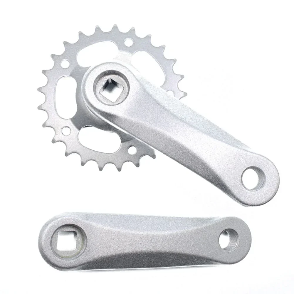 Children's Bicycle Bike Crank With 102mm/114mm Aluminum Alloy Single Speed Square Hole Design High Quality Material