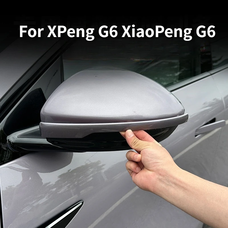 For XPeng G6 2025-2026 Side Mirror Anti Collision Strip Body Color Matched Exterior Modified Auto Accessories