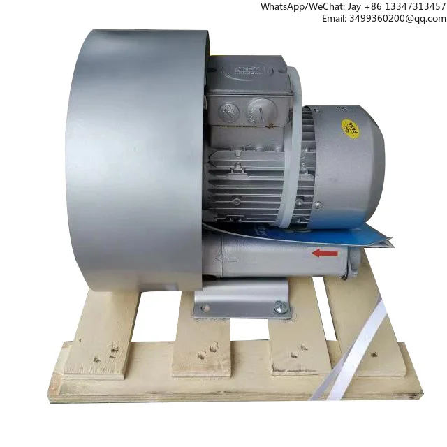 

Hot Sale 700W 380V 50hz High Quality Three Phase Double Stage Ring Blower 1hp