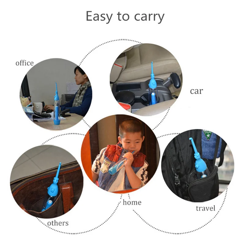 

A97G 4X Oral Irrigator Clean The Mouth Wash Your Tooth Water Irrigation Manual Water Flosser No Electricity Abs