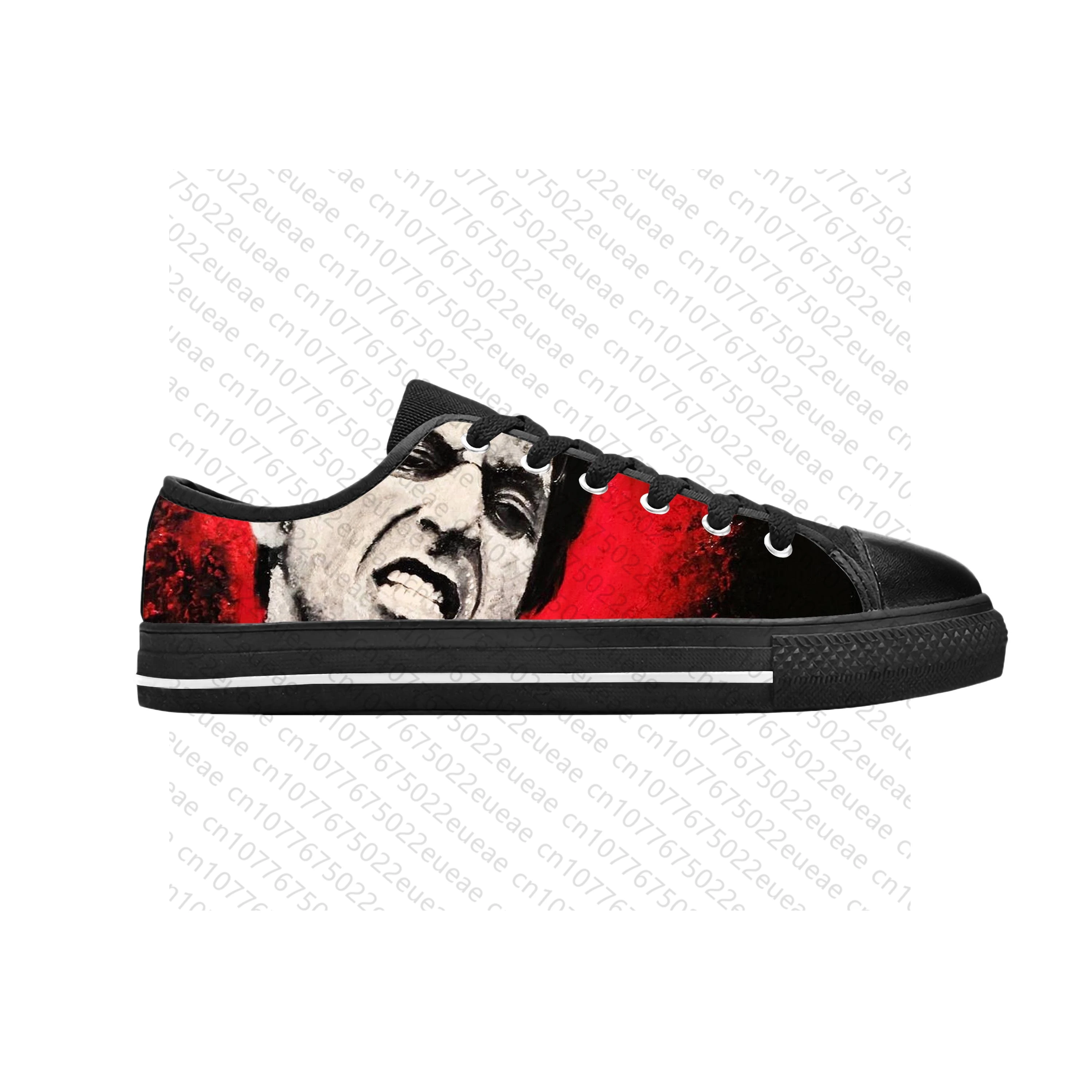 Movie Scarface Tony Montana Al Pacino Cool Fashion Casual Cloth Shoes Low Top Comfortable Breathable 3D Print Men Women Sneakers