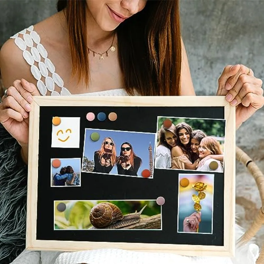 12pcs Modern tive Mult Round Fridge Magnets Strong Magnetic Push Pins 0.7 ih 18mm 12 Count