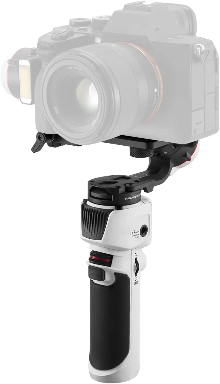 مثبت كرين M3 ثلاثي المحاور للكاميرات بدون مرآة، والهواتف الذكية، وكاميرات الحركة (ترقية كرين M2 2021)