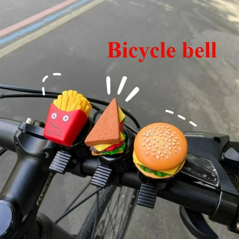 Hamburg Cartoon Bicycle Bell Super Loud Children's Mountain Bike Universal Bike Bell Scooter Bell Bicycle Decoration Cycing