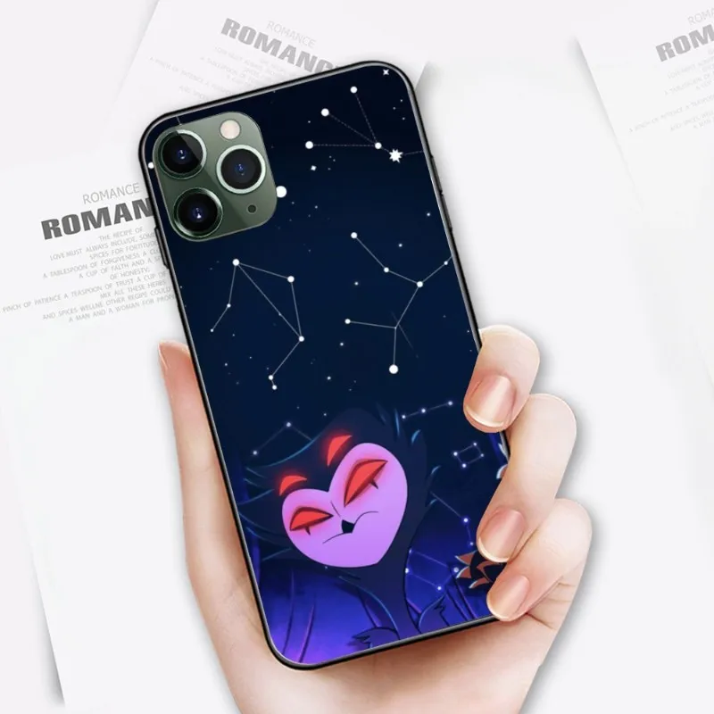 Helluva Boss Mobile Phone Case for iPhone 14 13 12 11 XS X 8 7 6 Plus Mini Pro Max SE 2022 Black Soft Phone Cover Funda image 5