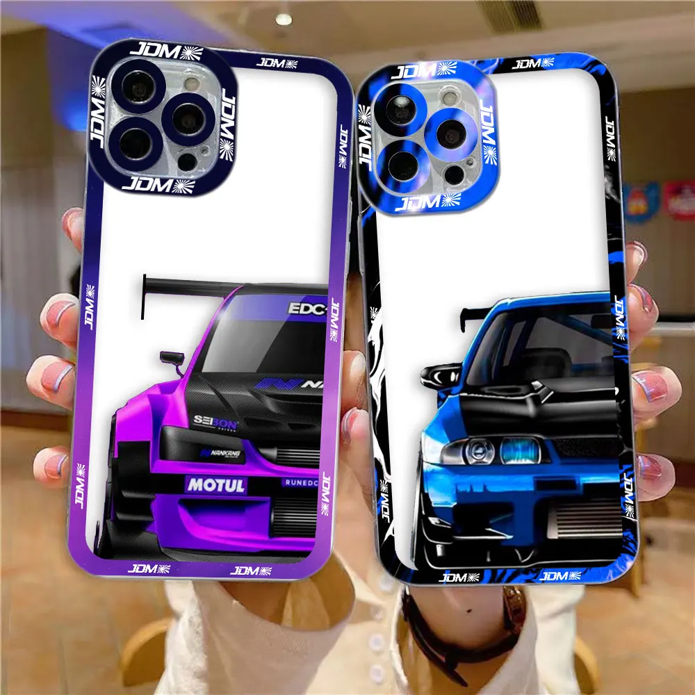 New JDM Tokyo Drift Sports Car Male Men Phone Case For Redmi K40 13C 12 12C 10 10C 10X 10A 9 9C 9T 9A 8 7 A1 A2 PLUS Pro Case