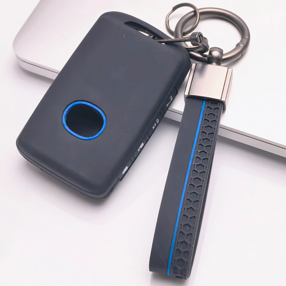 Protective Silicone Key Cover For Mazda 3 6 CX 30 CX 5 CX 9 CX 50 CX 70 CX 90 MX 5 Miata with buckle strap Full Coverage