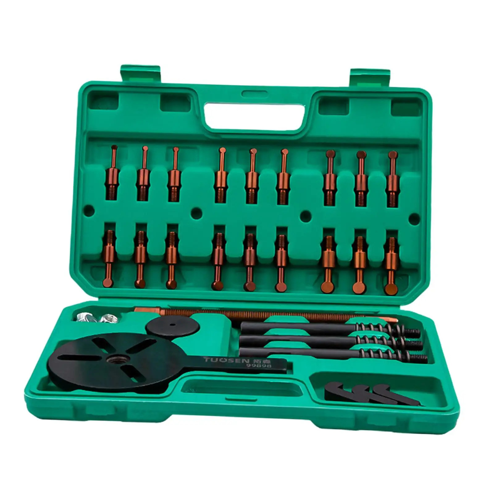 18 in 1 Bearing Puller Set Professional Accessories with Portable Storage Case High Strength Carbon Steel Bearing Separator Set