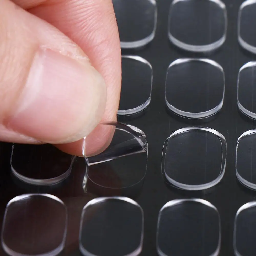 غراء شفاف قوي على الوجهين ملصقات ذاتية اللصق شريط تثبيت دمية #4