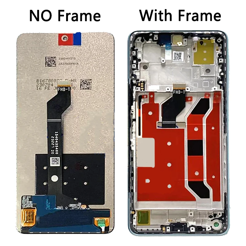 6.8\'\' AAA+ For Huawei nova 11i LCD MAO-LX9 Display Screen+Touch Panel Digitizer For Huawei Nova 11i MAO-LX9N LCD Frame