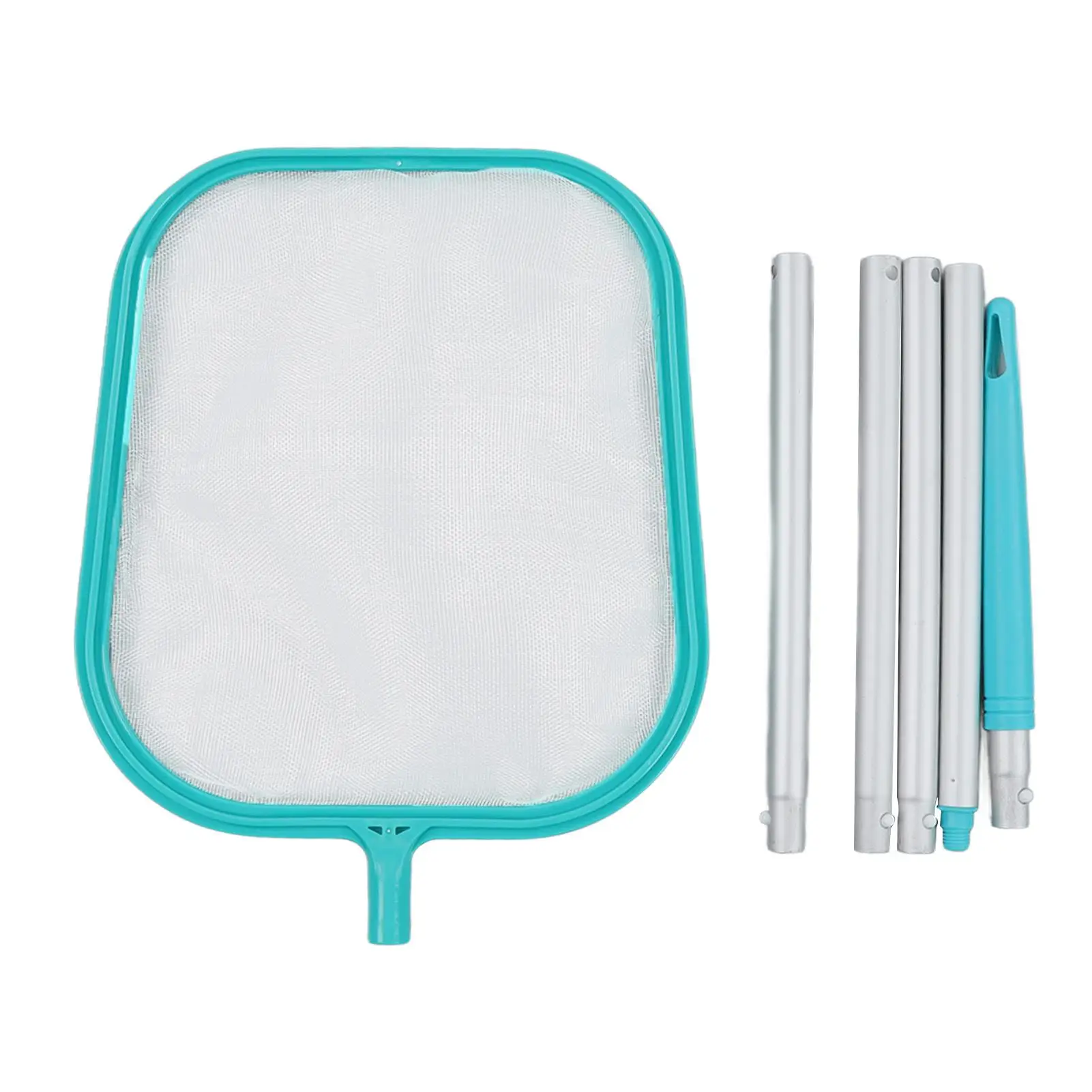 

Pool Skimmer Net Detachable Design 5 Splicing Rods Easy to Storage for Home Use