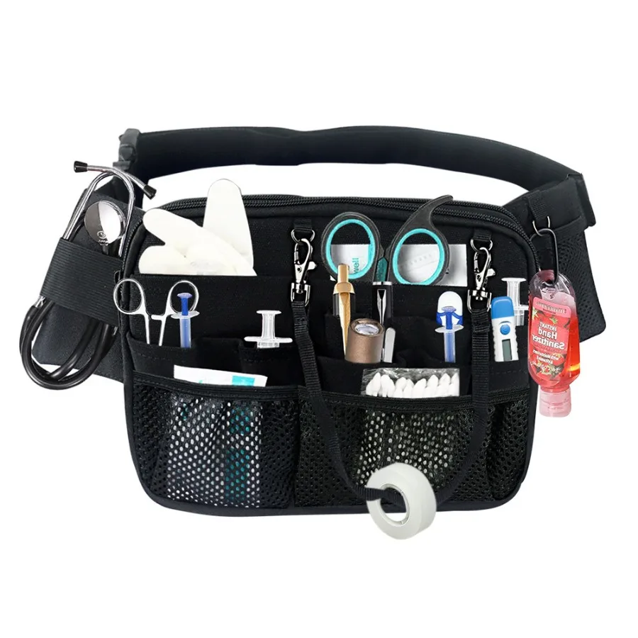 

【New Arrival】Nurse Fanny Pack with Multiple Pockets, Adjustable Medical Waist Organizer Belt for Stethoscope & Work Supplies
