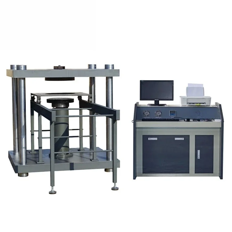 Manhole cover pressure testing machine 60/100 tons electro-hydraulic servo manhole cover special press digital display manhole