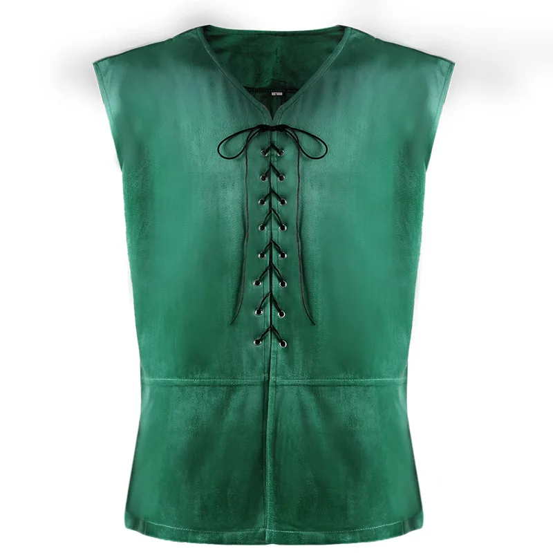 Colete Medieval Renaissance Homem colete sem mangas Traje