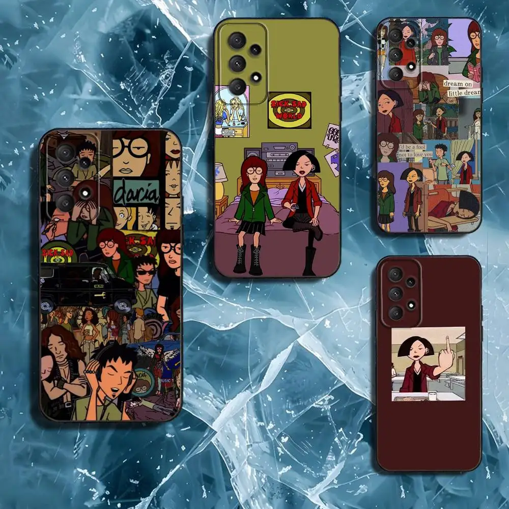 

Cool D-Daria Phone Case For Samsung Galaxy A13,A21s,A22,A31,A32,A52,A53,A71,A80,Soft Black Shell