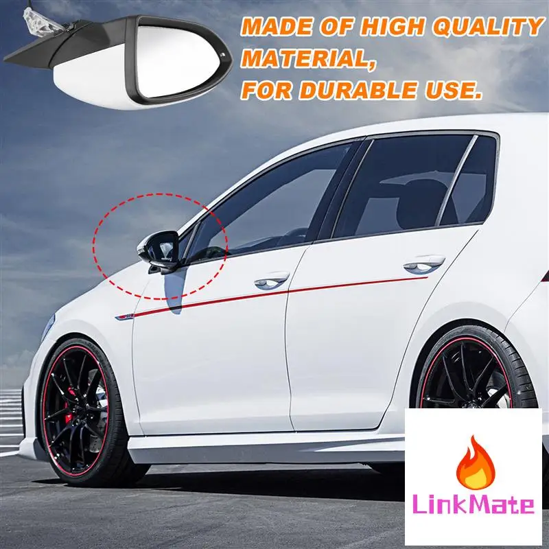

Rear View Mirror Assembly Exterior Rear View Mirror Side Wing Door Mirror Golf 7 Side Mirror 5GG857507 Left