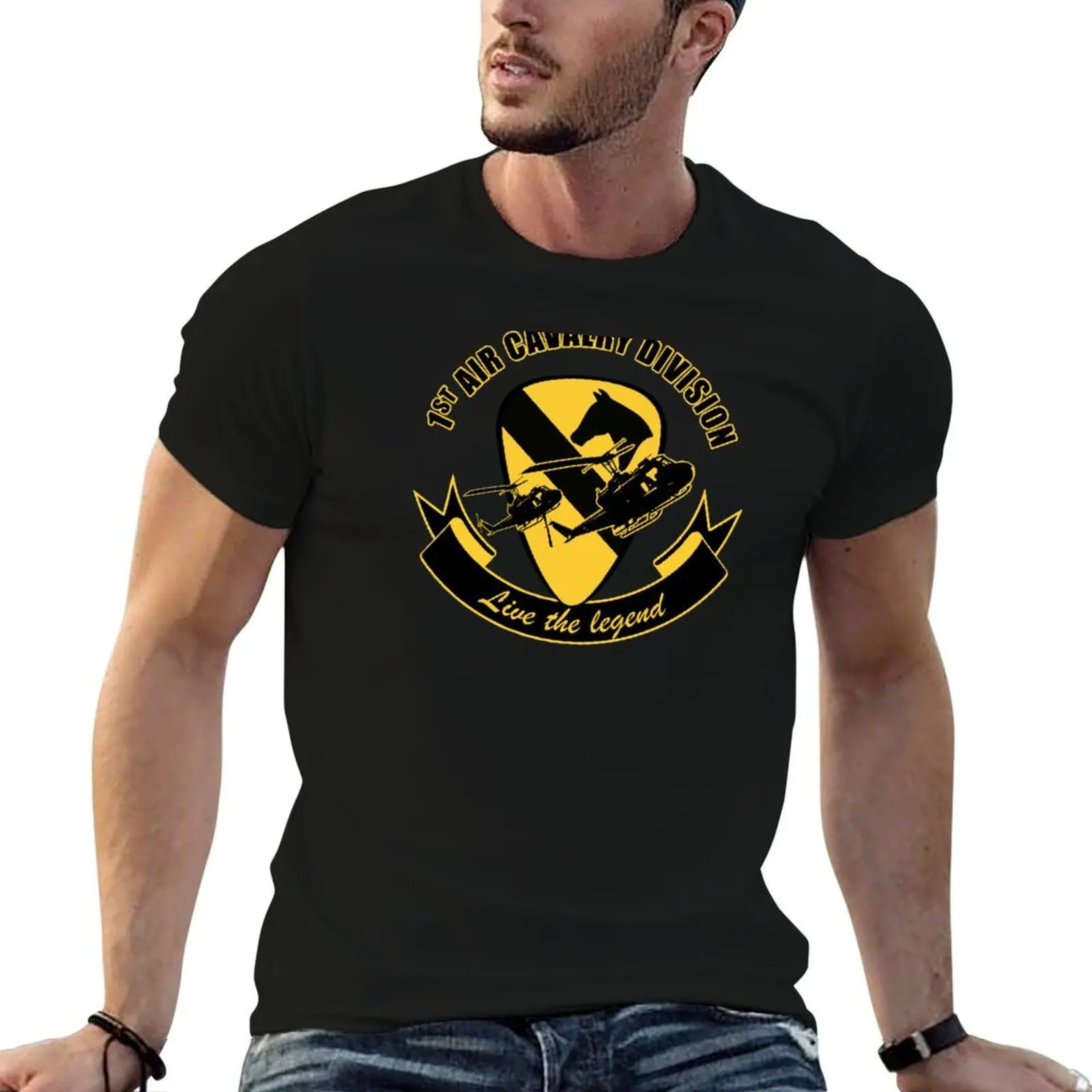 

1st Air Cavalry Division Air Cav - Live The Legend T-Shirt graphic t shirts for man t shirts for man graphic funny T-Shirt