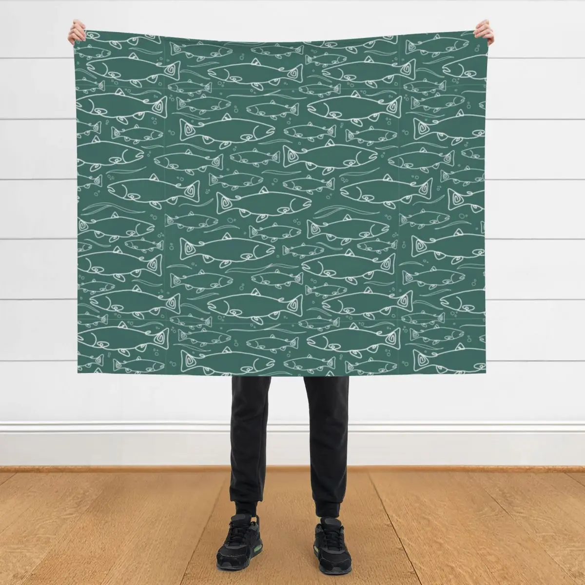 

Fishing Pattern Throw Blanket Bed Luxury Thicken Travel Picnic Blankets