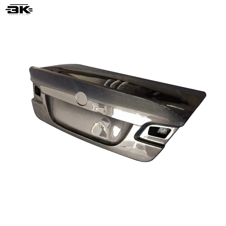 3 시리즈 E90 개조 부품 CSL 스타일 트렁크 테일 리드 카본 파이버 부트 리드 (E90 2005-2012 리어 트렁크 리드용)