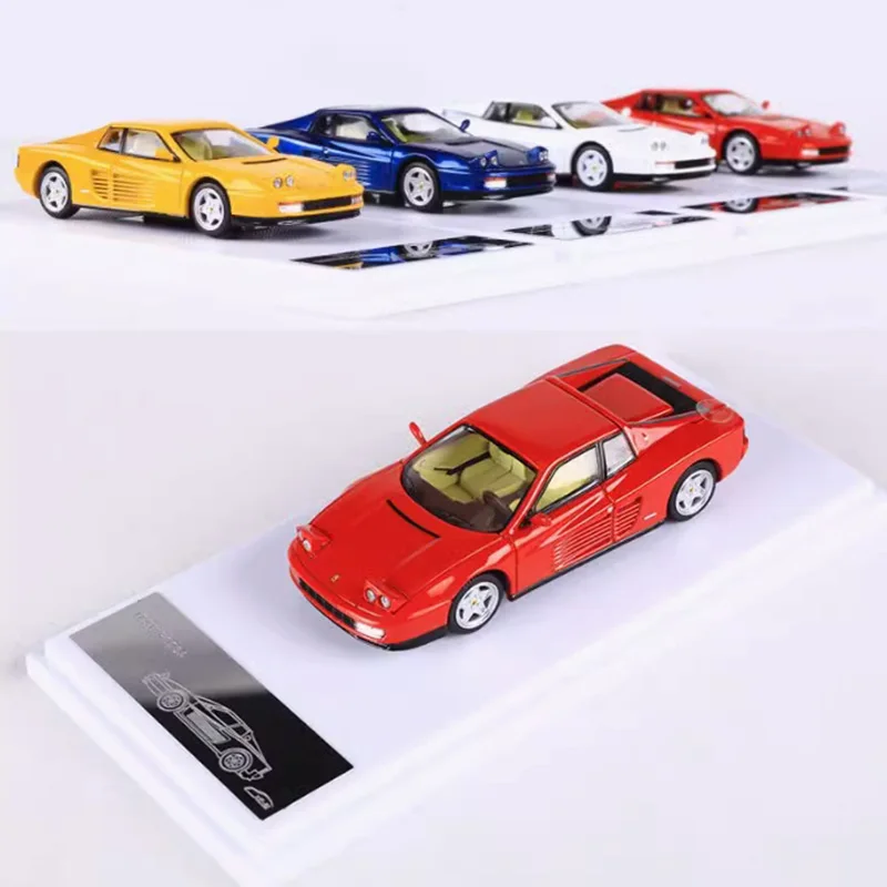 

XF Diecast 1:64 Scale Testarossa Alloy Simulation Metal Car Model Ornament Souvenir Display Collection Hobby Gift