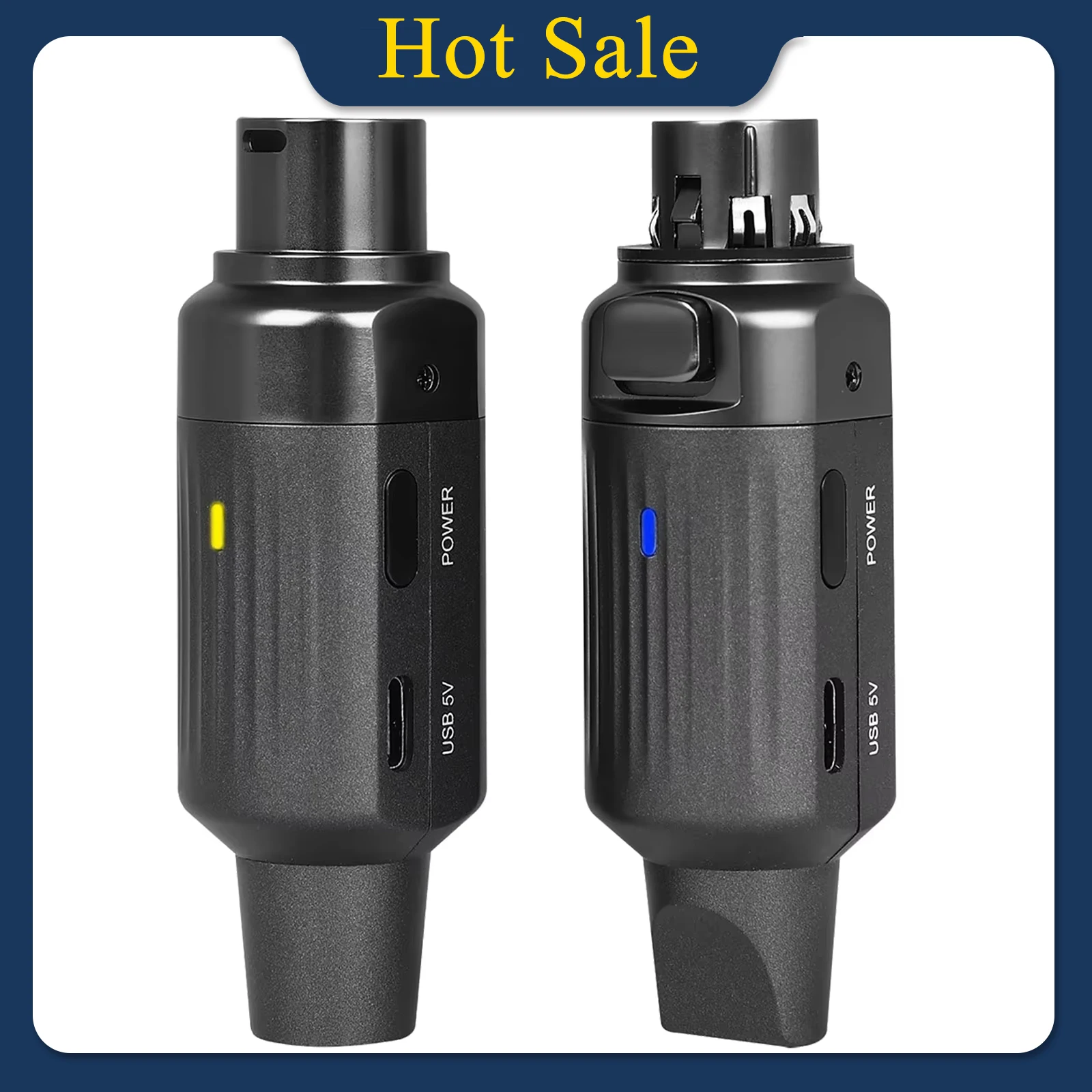 IRIN ARC2 Wireless Microphone System 7 Channels XLR Plug Mic Adapter Wireless UHF Dynamic Transmitter Receiver System