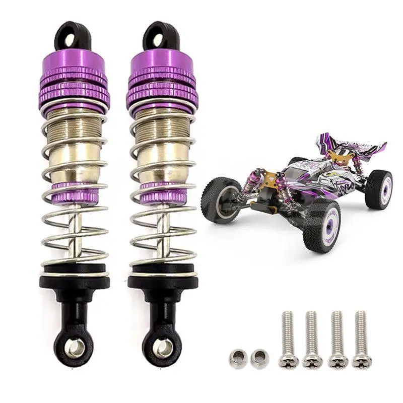 WLtoys Semi-Metal Shock Absorber Purple Original Version Front Rear Universal for 1:12 124019 1:14 144001 RC Car Upgrade