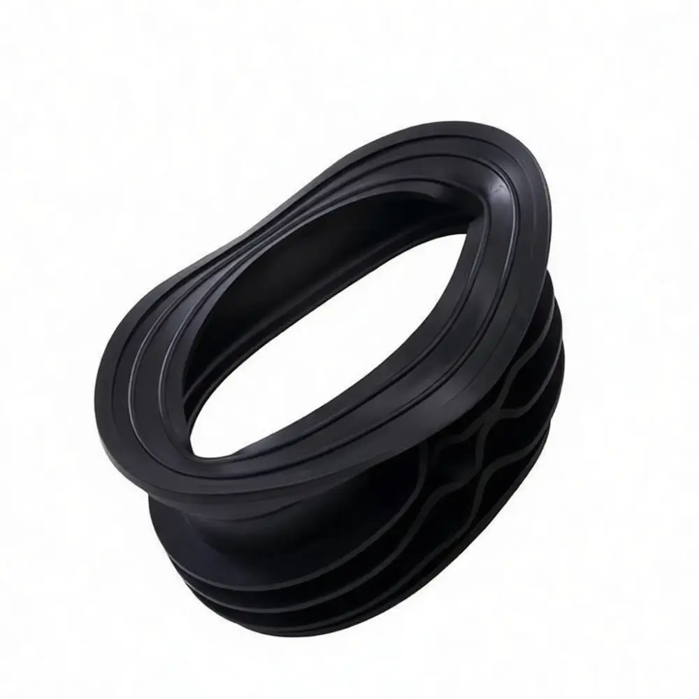 Bathroom Squat Toilet Sealing Ring Rubber Flange Anti Leak Sewer Pipe Connector Odor Blocking Drainage Gasket Tool