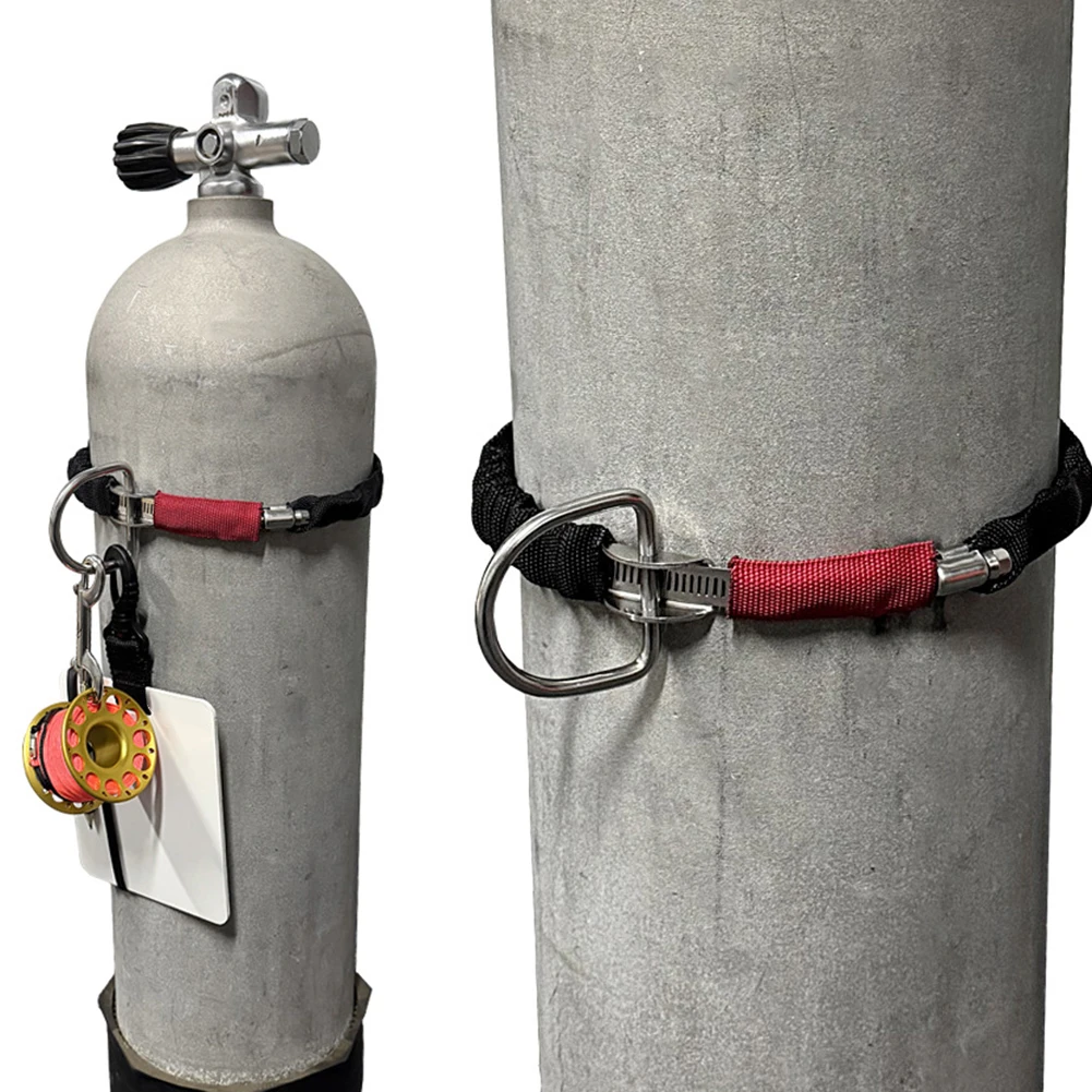 Sidemount Diving Sidemount D-ring 316 Stainless Clamp 52 46 Mm 2.05 1.81 In Low-profile Design For Side-mounted Air Cylinders