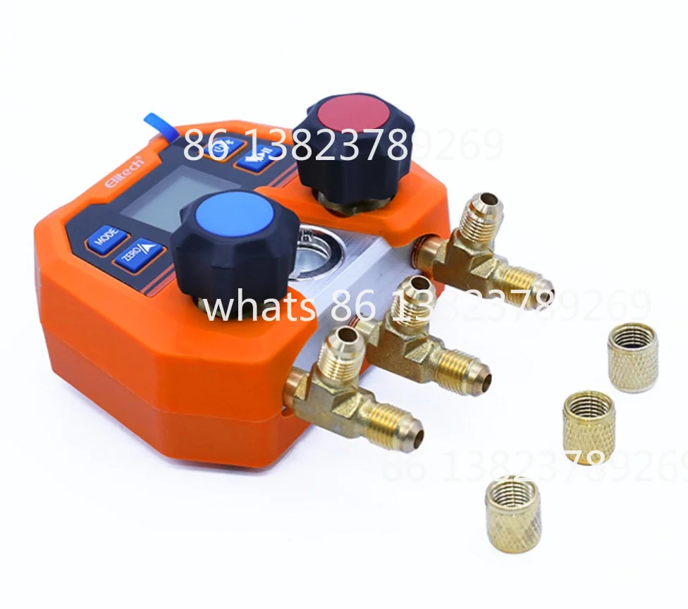 DMG-4B /MS-100+ Smart Manifold Gauge with Blue Tooth  Pressure Gauge OTA Remote Firmware Upgrade Elitech