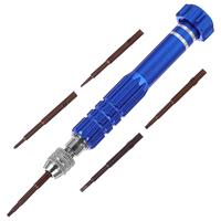 5 in 1 Detachable Screwdriver Set Blue H le Phone Glasses Repair Tools Sturdy Fixing Tool Watchmaker Eyeglass Kit