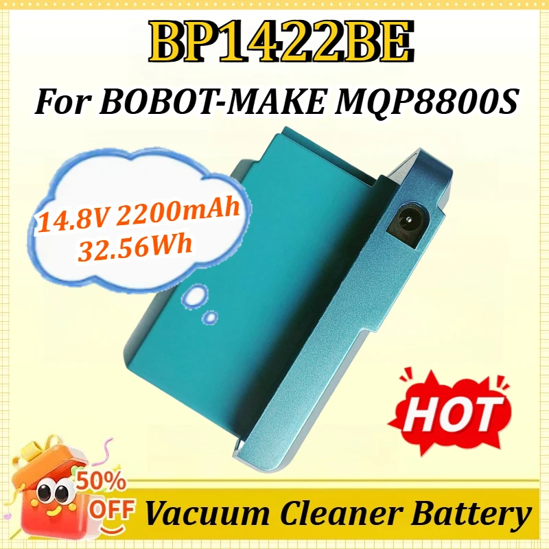 

New BP1422BE 14.8V 2200mAh 32.56Wh Replacement Cleaning Robot Battery for BOBOT-MAKE MQP8800S High Quality Battery