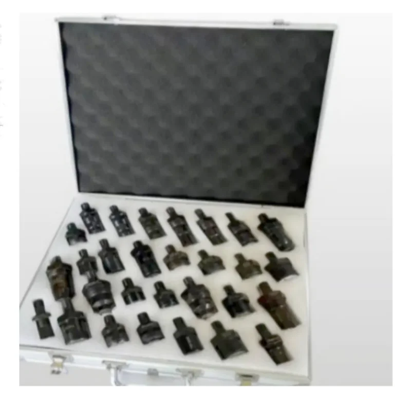 29PCS Pump Nozzle Test Kit EUl lnjector Adapter for Cat Volvo Bosch Scania cummins lveco Hyundai Detroit