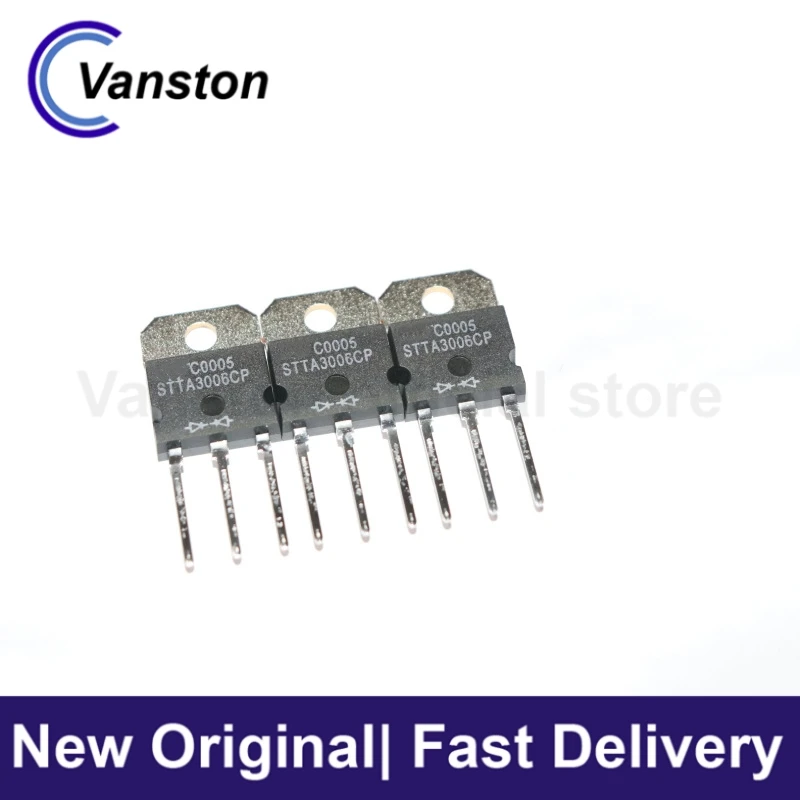 1pcs STTA3006CP TO-3P ST Fast Diode New in Original Packaging Components BOM purchase order