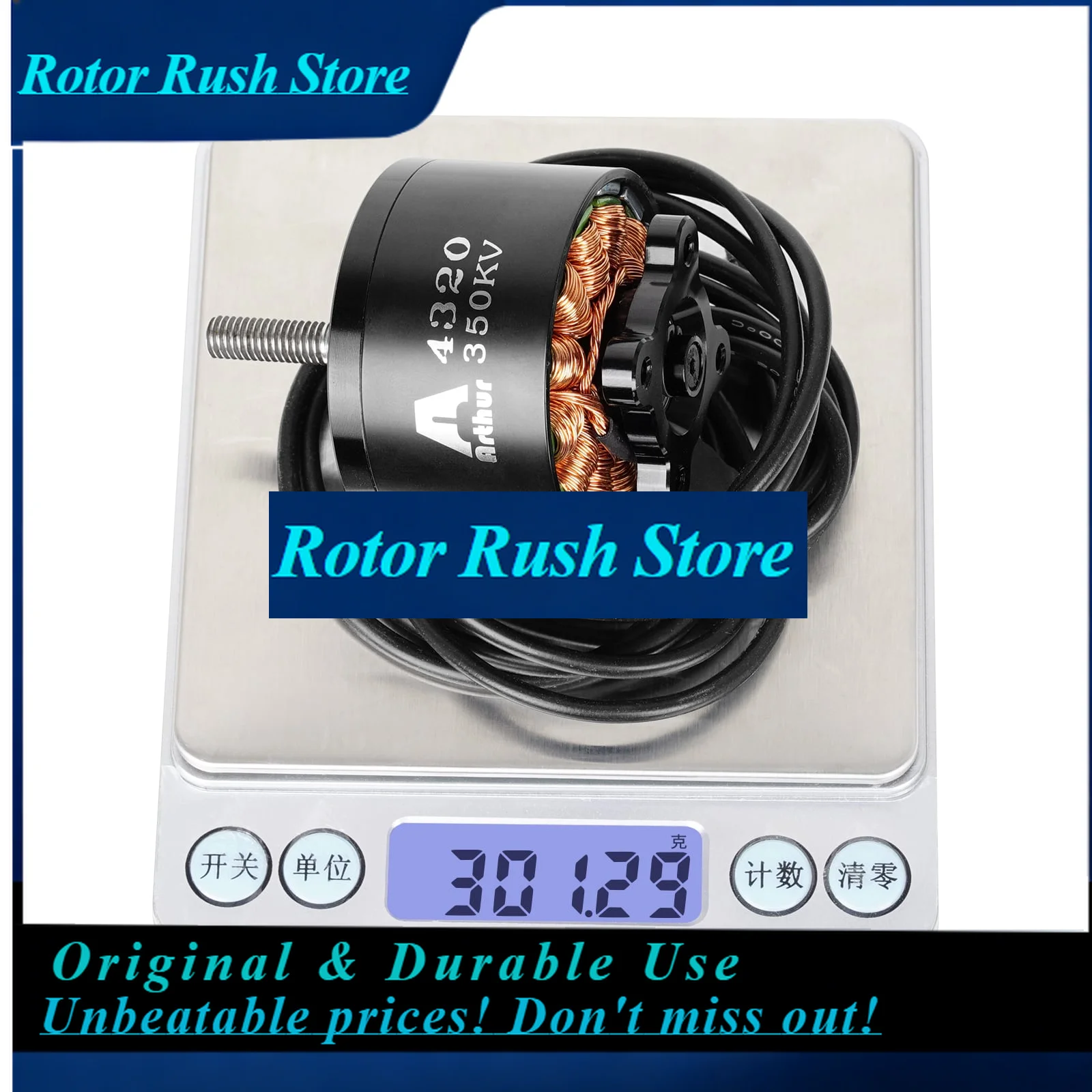 RoRuSFlashhobby A4320 350KV 6-12S High Speed Brushless Motor Long Range X-Class RC FPV Drone Motor